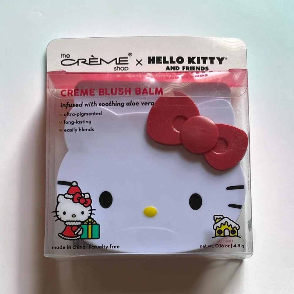 The Creme Shop Hello Kitty Blush Balm 0.16oz Cranberry Crush NIB Cream